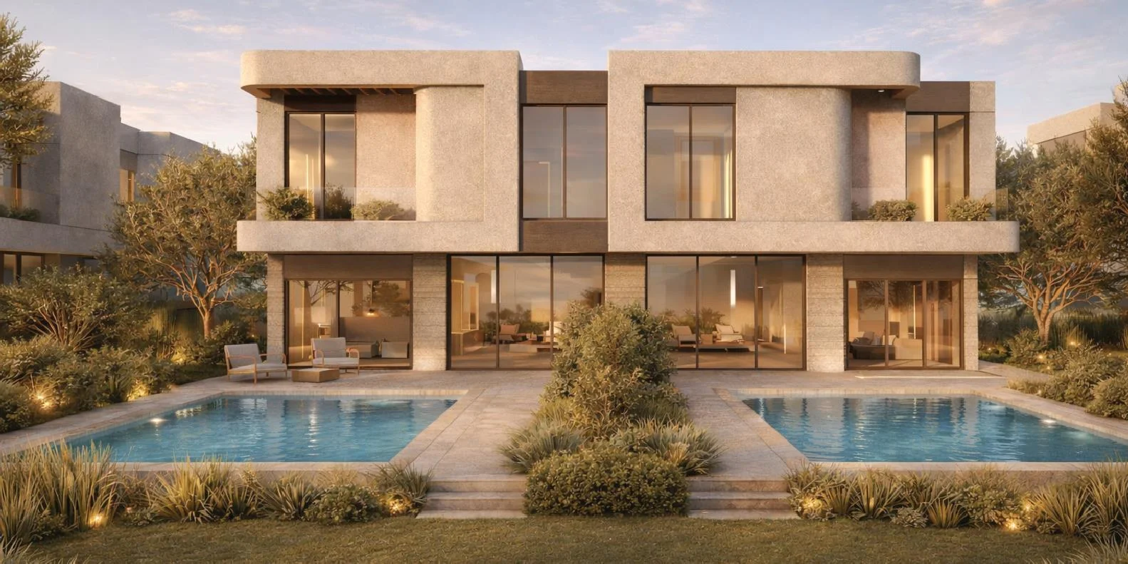 The Hillage modern townhouses